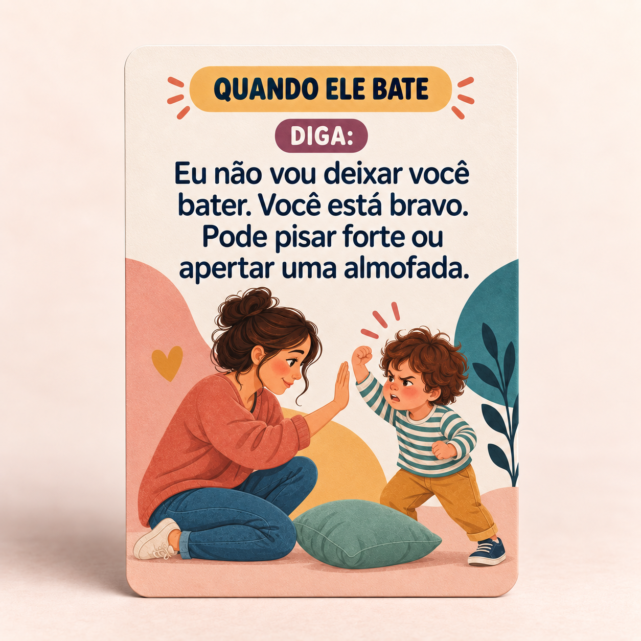 Carta exemplo para quando ele bate